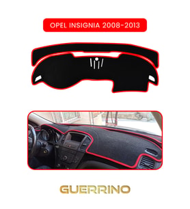 OPEL Insignia (2008-2013)TORPİDO KORUMA HALISI KIRMIZI KENAR