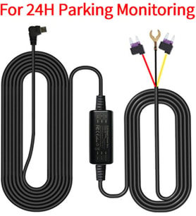 3 Metre Type-C Araba Hardwire Güç Kablosu 12/24V-5V Dönüştürücü – Otomobil Uyumlu Sürekli Güç Kaynağı, Park Modu Destekli Düşük Voltaj Korumalı Gizli Montaj Step-Down Kablo
