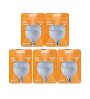 (5 Adet) Osaka 50W (300W) Beyaz Işık E27 Duylu (Kalın Duy) Led Torch Ampul
