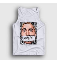 Presmono Unisex Beyaz My Name Is Eminem Atlet 336887tt