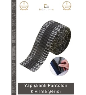 Yeni Polyesterden Bant Dayanıklı Esnek Sıcakta Eriyen Kendinden Yapışkanlı Pantolon Kıvırma Şeridi