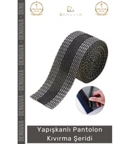 Yeni Polyesterden Bant Dayanıklı Esnek Sıcakta Eriyen Kendinden Yapışkanlı Pantolon Kıvırma Şeridi