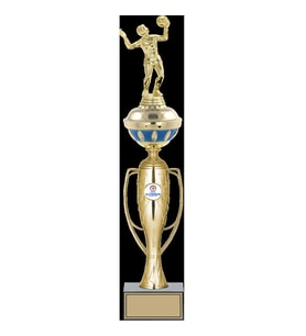 ODAK KUPA - Figürlü Kupalar - Voleybol Kadın Figürlü Kupalar FG-074 C - 49 cm
