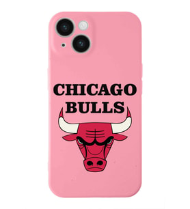 Apple iPhone 14 Plus  Lansman Kılıf Chicago Bulls  Tasarımlı Altı Kapalı İçi Kadife Kaplı  Kapak (Şeffaf)
