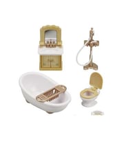 5286 Sylvanian Families, Banyo Seti, 20 parça ,+3 yaş, figürler ayrı satılır.