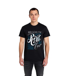 Brooklyn Retro Araba Cool Klasik Baskılı Erkek Tişört