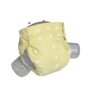 BEZHANE Baby YBB Yıkanabilir Bebek Bezi Cepli Sarı Renk Çıt Çıtlı(8kg-18kg) (Çok Renkli)