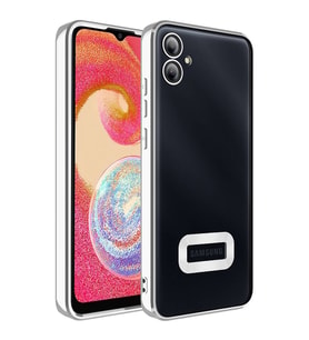 Samsung Galaxy A05 Uyumlu Kılıf Kamera Korumalı Logo Gösteren Zore Omega Kapak