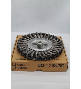 050-BD 178mm Vidalı Burgulu Dairesel Fırça  (Burgu Adet 30) (Çok Renkli)