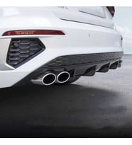 Audi A3 2021 Sonrası Difüzör Sağ Sol Çift Çıkış Piano Black