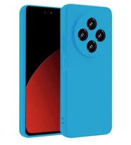 Redmi 14C Kılıf Nano içi Kadife Silikon - Mavi