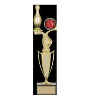 ODAK KUPA - Figürlü Kupalar - Bowling / Pin Figürlü Kupalar FG-043 A - 44 cm