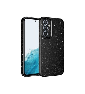 Samsung Galaxy A14 Uyumlu Kılıf Kamera Korumalı Simli Lüks Zore Koton Kapak