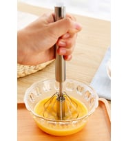 Kitchen Crazy Mien Çelik Basmalı Otomatik Çırpıcı
