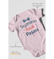 Teyzesinin Küçük Paşası Kısa Kollu Bebek Body