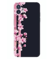 Nothing Phone 2 Kılıf Desenli Silikon Pink Flowers 3 1393