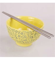 Metal Chopstick 5'li Paslanmaz Çelik Çin Çubuğu