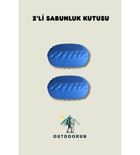 2'li Sabunluk Kutusu (Mavi)