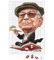 Yaşar Kemal Puzzle 240 Parça Yapboz