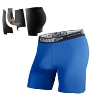 Yohannes Club, Erkek Özel Seperatörlü Pamuklu Boxer, Renk Seçenekli, Tekli Paket (Saks Mavisi)
