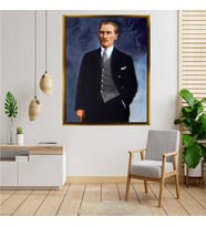 ÇERÇEVELİ ATATÜRK TABLO S480