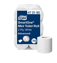 Tork SmartOne Mini Tuvalet Kağıdı Advanced 111,6 Metre 12'li Paket (472193)