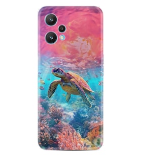 Realme 9 Pro Kılıf Boutique Baskılı Resimli Kaplumbağa Pcode -065