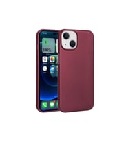 Apple iPhone 15 Plus Uyumlu Kılıf Zore Premier Silikon Kapak (Mürdüm)