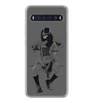 TCL 10L 10 Plus 10SE 20E 20SE 30SE L7 Kılıf Desemli Silikon Purest Evil 1627
