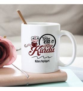 Yılın Kitap Kurdu İsme Özel Kupa Bardak