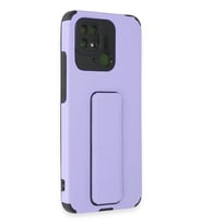 Redmi 10C Kılıf Mega Standlı Silikon - Lila