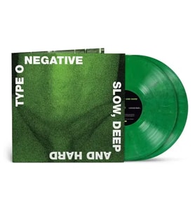 Type O Negative Slow Deep And Hard Rocktober 2024 Green And Black Vinyl Edition Double LP Plak