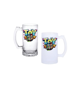 Ghostbastır Design Toy Story Kulplu Bira Bardağı Buzlu veya Şeffaf Seçenekli 0235