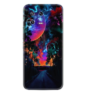 Xiaomi 13 Kılıf Resimli Desenli Silikon Platinium Series Mysterious World 1806