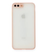 iPhone 7 Plus Kılıf Montreal Silikon Kapak - Pembe