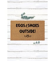 Egos And Shoes Outside Koko Paspas Kıl Paspas Dış Kapı Paspası Ev Giriş Paspası Kapı Önü Paspas