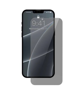 Baseus iPhone 13 Mini Privacy Hayalet Cam Ekran Koruyucu 2 Adet Set-(5775) - GLST4117-4908 (Siyah)