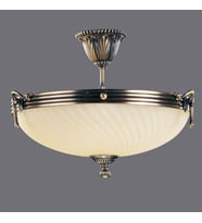 Avize Çarşısı Omega Ananas Camlı Eskitme Plafonyer Avize BS.3035-52-43 A