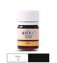 Artdeco Cam Vitray Boyası 25 ml. 18 SİYAH 