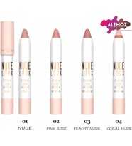 Nude Look Creamy Shine Lips. No:02 Pink Rose 1 Paket
