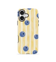 iPhone 16 Plus Vorian Çift Katmanlı Kılıf Blueberry Sun Stripe