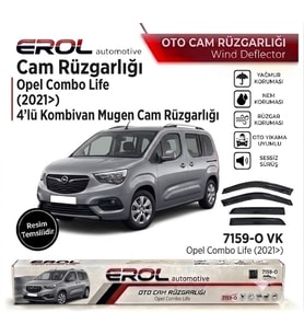 OPEL COMBO LİFE (2021>) 4'LÜ MUGEN CAM RÜZGARLIĞI