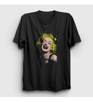 Presmono Unisex Siyah Blonde Marilyn Monroe T-Shirt 38937tt