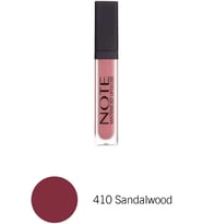 Cosmetics Mattemoist Lipgloss 410 Sandal Wood Yarı Mat Saten Bitişli Likit Ruj - Nude