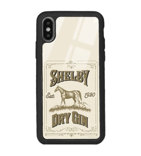 iPhone Xs Max Peaky Blinders Shelby Dry Gin Tasarımlı Glossy Telefon Kılıfı