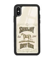 iPhone Xs Max Peaky Blinders Shelby Dry Gin Tasarımlı Glossy Telefon Kılıfı