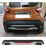 Renault Captur Gri Difüzör Difizör Kare Egzoz Görünüm Reflektörlü