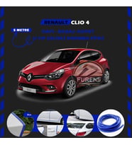 Renault Clio 4 Oto Araç Kapı Koruma Fitili 5metre Parlak Mavi Renk