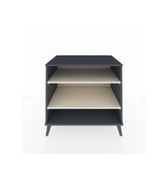 Kronos Şifonyer 2 Raflı 88x59x80 Antrasit-Aytaşı