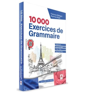 10 000 Exercices de Grammaire Fransızca Dilbilgisi Alıştırma Kitabı